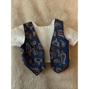 Mattel Ken Doll Shirt With Paisley‎ Vest